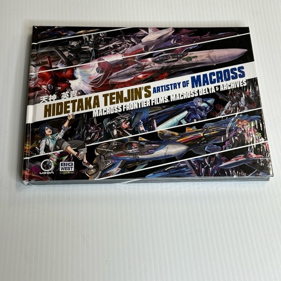 Hidetaka Tenjin’s Artistry of Macross Frontier Delta Archives Anime Artbook New - Picture 1 of 5